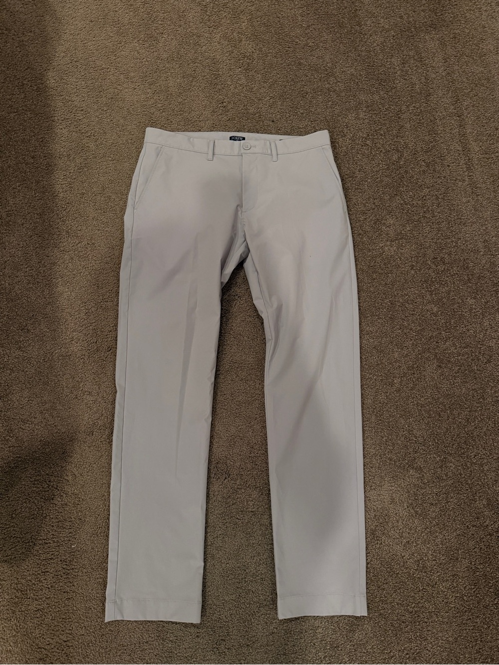 J. Crew Men’s Slim Chinos in Light Grey
